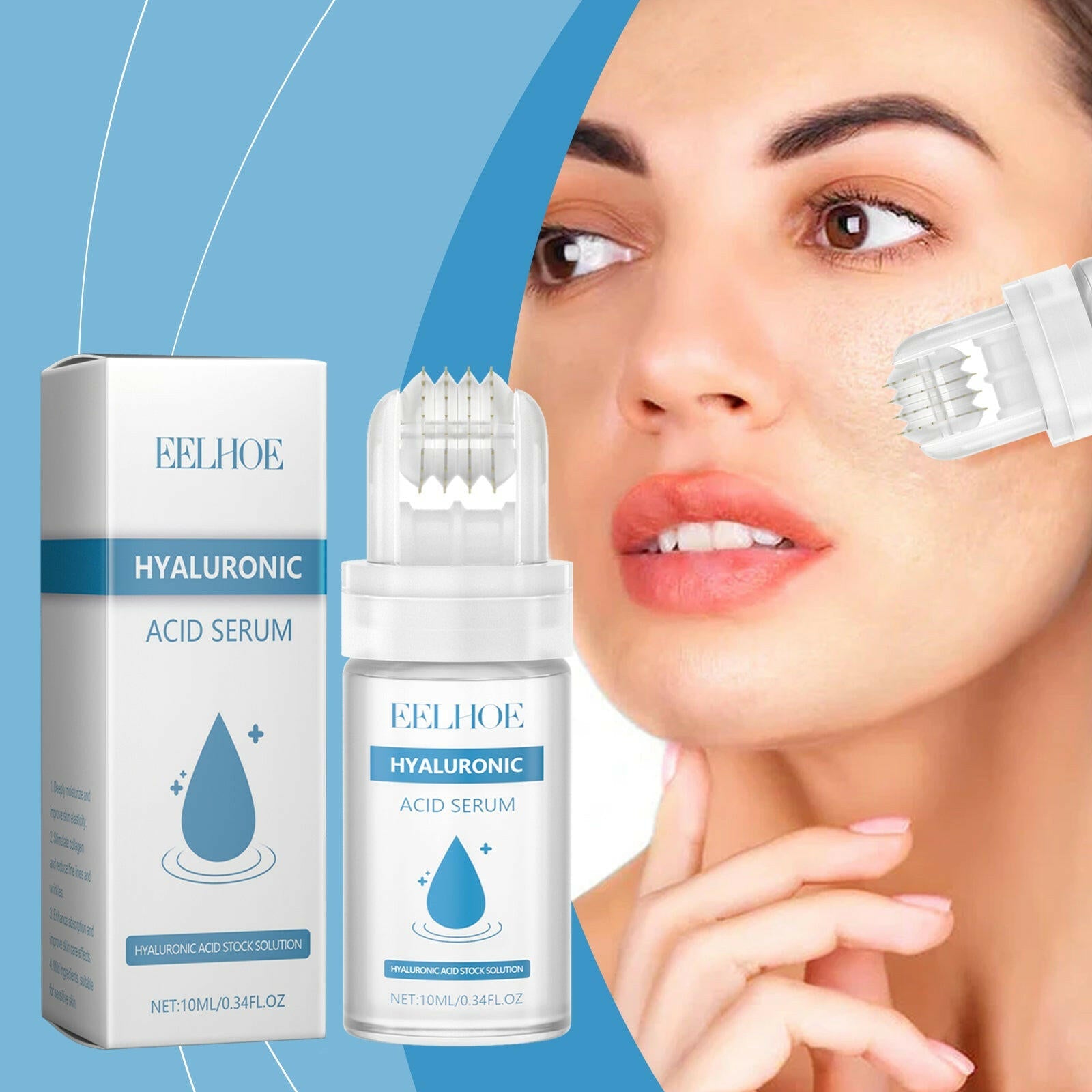 Hyaluronic Acid Roller Essence Hyaluronic Acid Hydrating Collagen Delicate Firming Skin - DivineLink1 | Electronics, Fitness, Household Essentials | Shop