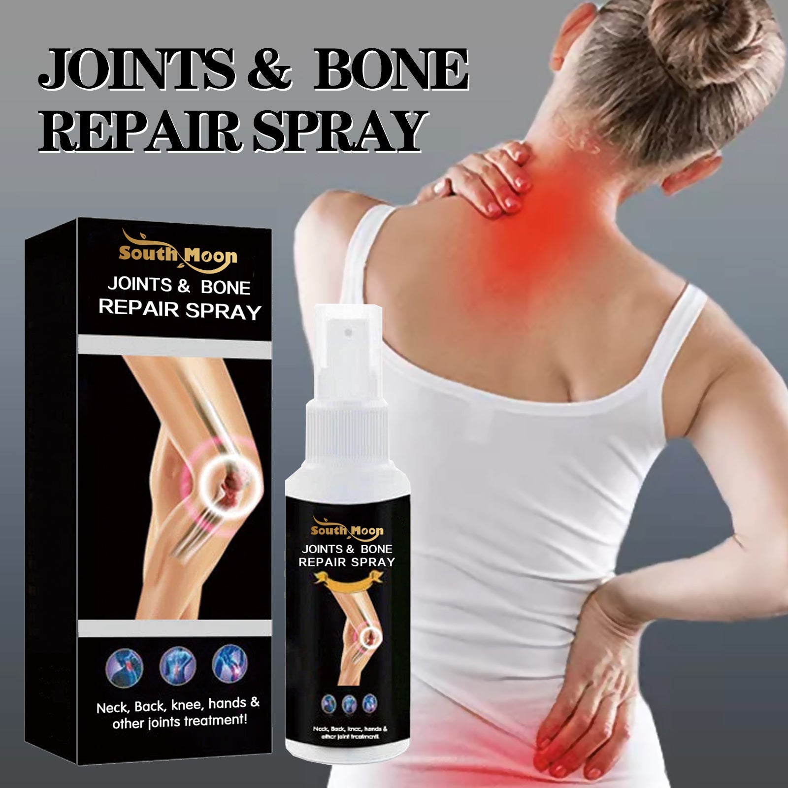 Joints & Bone Repair Spray, Relieves Shoulder, Neck, Lumbar And Joint Pain Body Discomfort Care Spray - DivineLink1 | Electronics, Fitness, Household Essentials | Shop