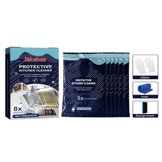 Kitchen Cleaning Detergent Powder, Stove Hood Kitchen Utensils Heavy Oil Cleaning Decontamination Detergent - DivineLink1 | Electronics, Fitness, Household Essentials | Shop