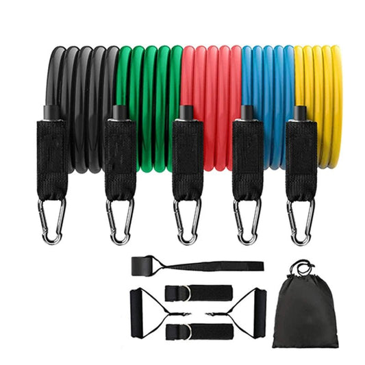 Latex resistance Pull bands rope for Pilates, yoga, CrossFit, fitness , 11PCs - DivineLink1 | Electronics, Fitness, Household Essentials | Shop