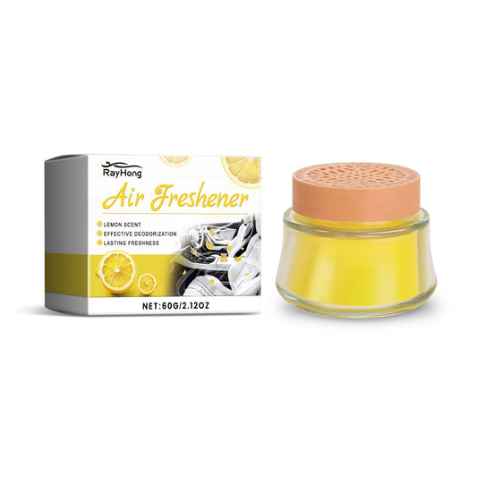 Lemon Fragrance Car Solid Balm, Car Air Fresh Light Fragrance Portable Car Balm - DivineLink1 | Electronics, Fitness, Household Essentials | Shop