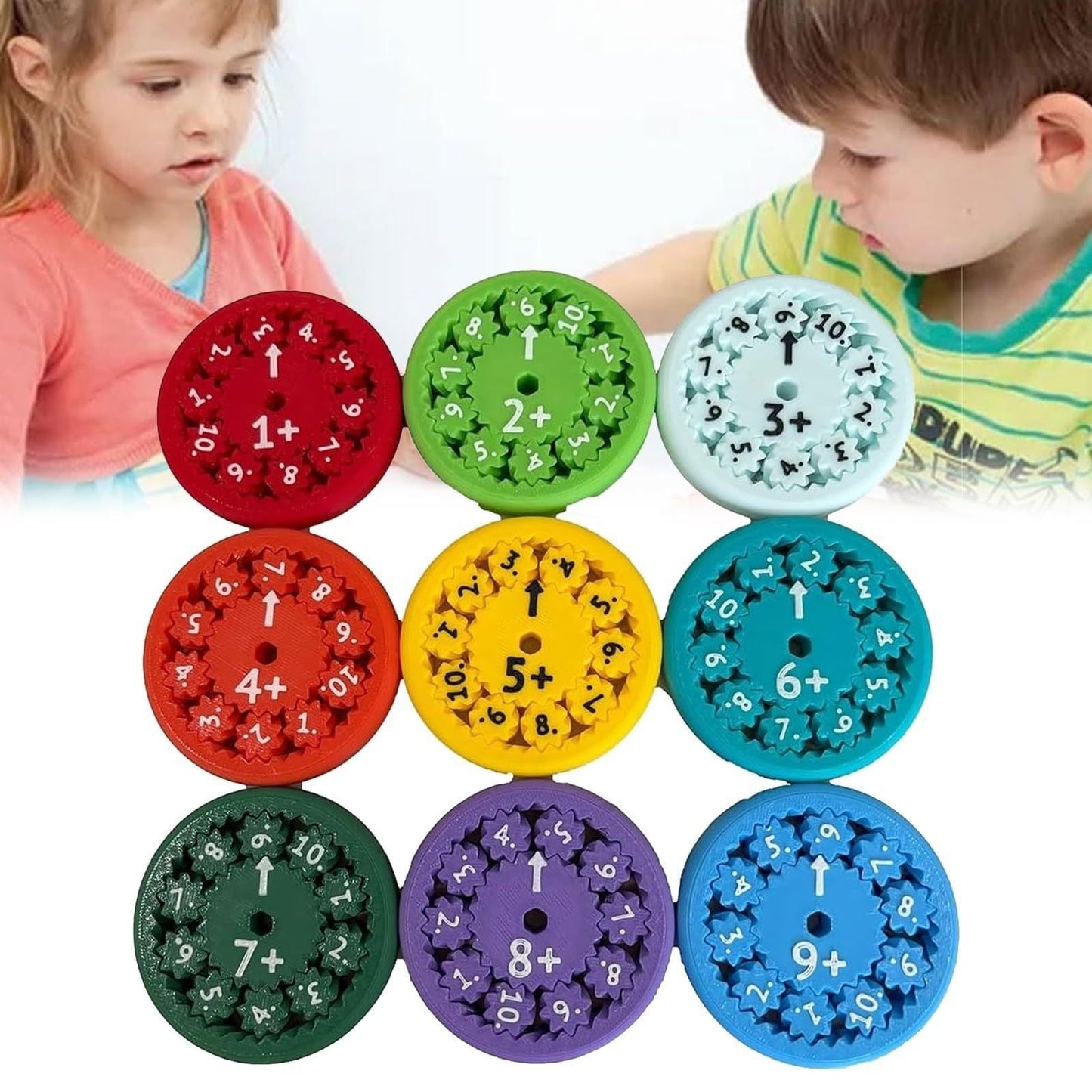 MATH FIDGET SPINNERS 9 - piece math fidget spinner teaching enlightenment toy - DivineLink1 | Electronics, Fitness, Household Essentials | Shop