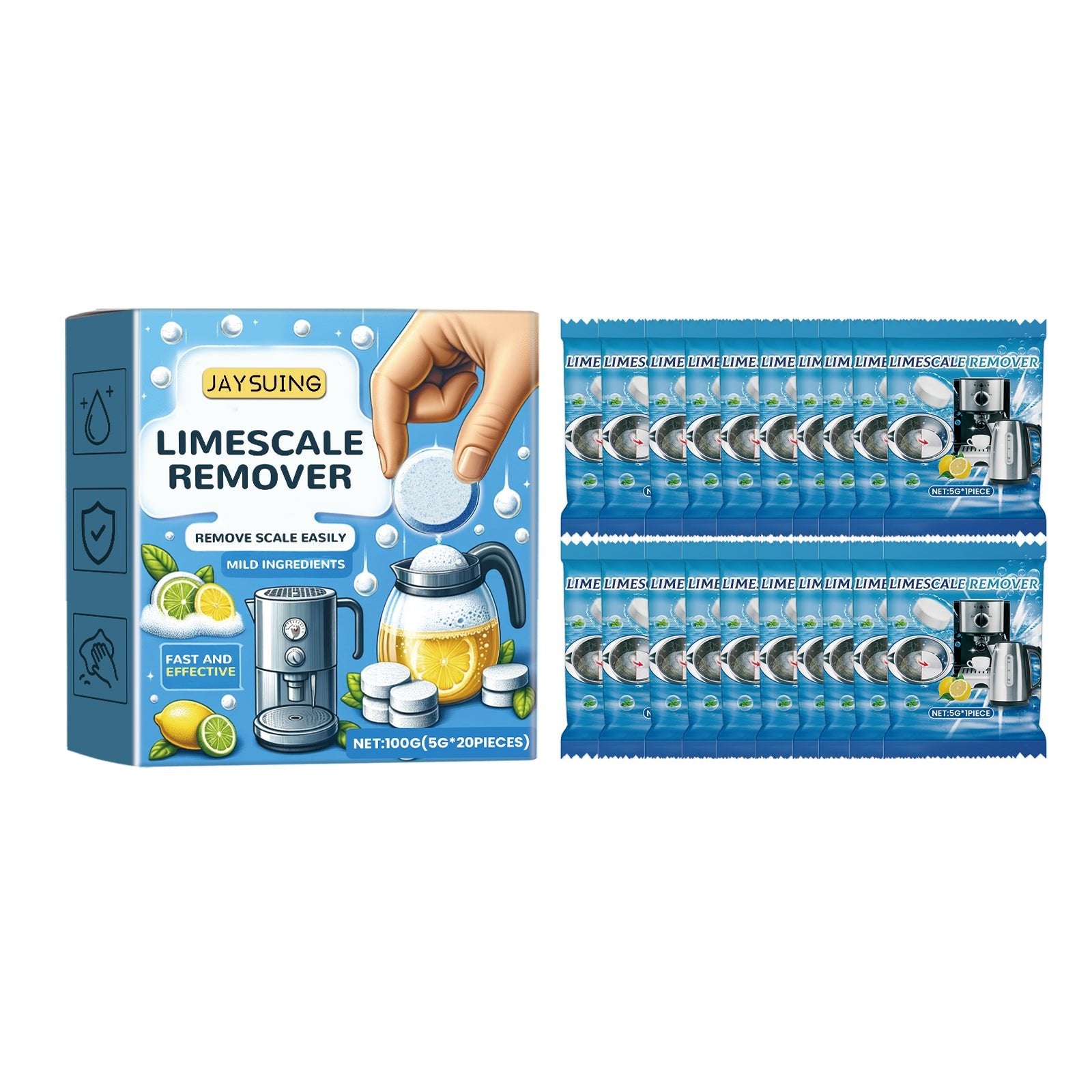Multi - Purpose Scale Removal Effervescent Tablet Scale Cleaning Effervescent Tablet Electric Kettle Scale Cleaning Tablet - DivineLink1 | Electronics, Fitness, Household Essentials | Shop