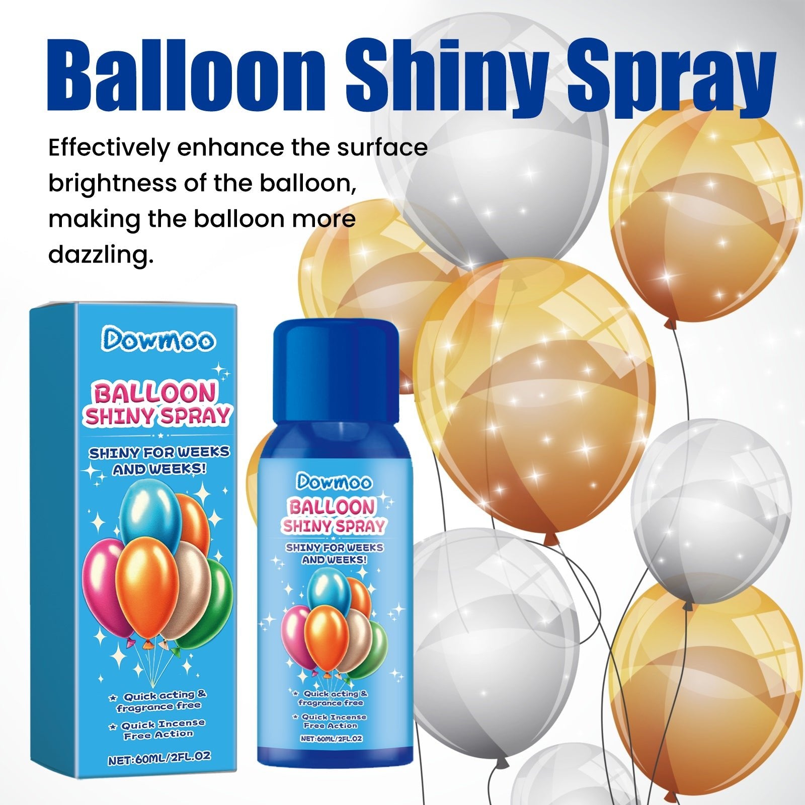 n Balloon Shiny Spray, To Improve Gloss Appearance Balloon Anti - Oxidation Odorless Portable Spray - DivineLink1 | Electronics, Fitness, Household Essentials | Shop