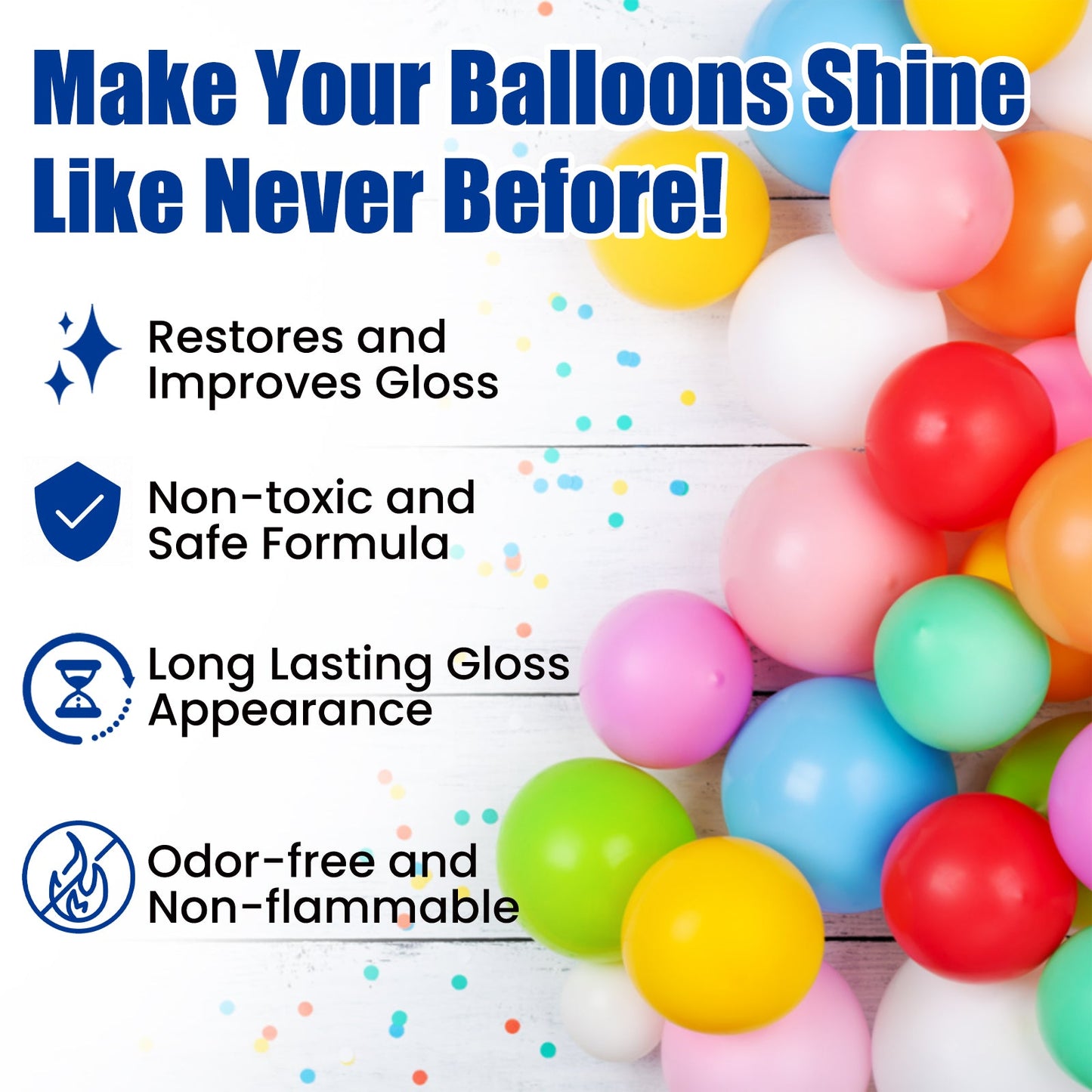 n Balloon Shiny Spray, To Improve Gloss Appearance Balloon Anti - Oxidation Odorless Portable Spray - DivineLink1 | Electronics, Fitness, Household Essentials | Shop