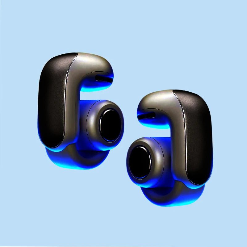 New Wireless Bluetooth 5.3 Earbuds Waterproof Sweatproof Noise Reduction Ear Clip Sport Earphones With Charging Case - DivineLink1 | Electronics, Fitness, Household Essentials | Shop