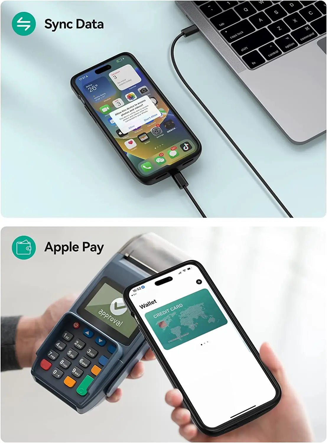 NEWDERY 10000mAh Wireless Charging Battery Case for iPhone 13/13 Pro/14/14 Pro Max Slim Portable Battery Pack Power Bank Case - DivineLink1 | Electronics, Fitness, Household Essentials | Shop