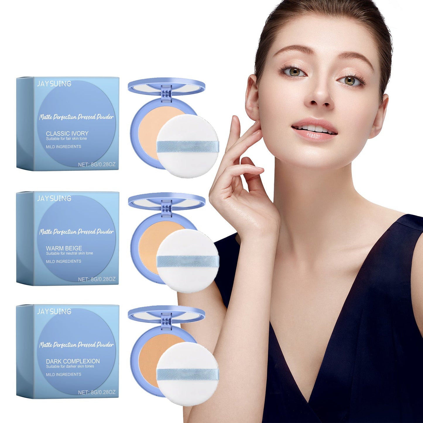 Oil Control Setting Powder, Light Setting Powder Delicate Skin Friendly Waterproof Oil Control Brightening Skin Tone - DivineLink1 | Electronics, Fitness, Household Essentials | Shop