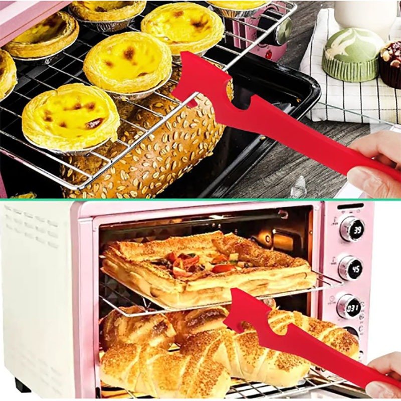 Oven baking tray tool kitchen multifunctional push - pull rod non scalding hand push - pull device - DivineLink1 | Electronics, Fitness, Household Essentials | Shop