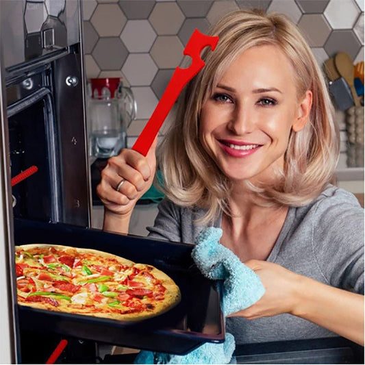 Oven baking tray tool kitchen multifunctional push - pull rod non scalding hand push - pull device - DivineLink1 | Electronics, Fitness, Household Essentials | Shop