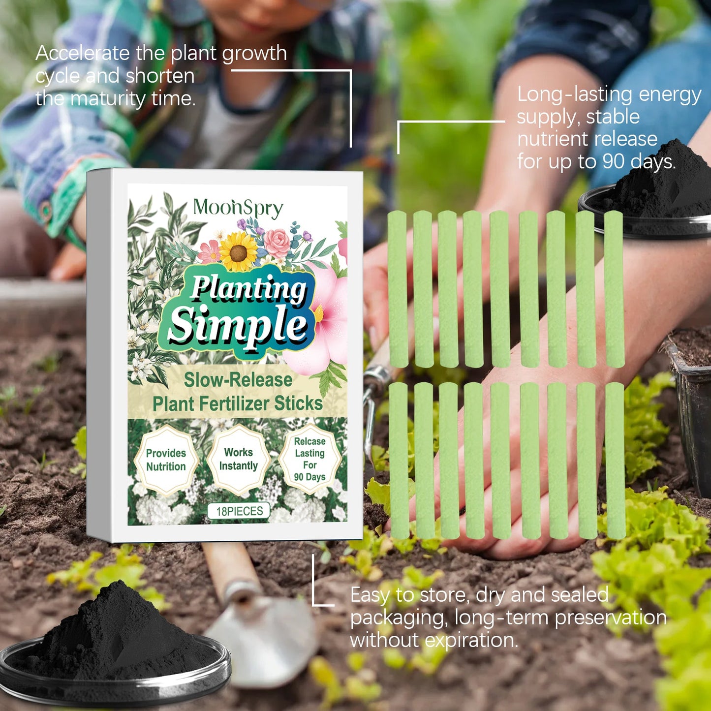 Plant Nutrition Bar, Slow - Release Nutrition For Domestic Flowers And Green Plants Growing In Potted Plants - DivineLink1 | Electronics, Fitness, Household Essentials | Shop