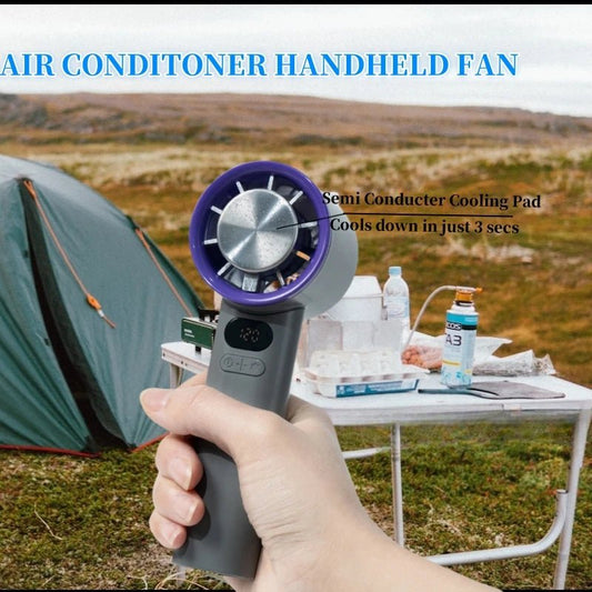Portable Fan 120 - Speed Digital Display Ice Cooling Tech Stylish Semiconductor Condensation Mini Personal Fan for Home, Office - DivineLink1 | Electronics, Fitness, Household Essentials | Shop