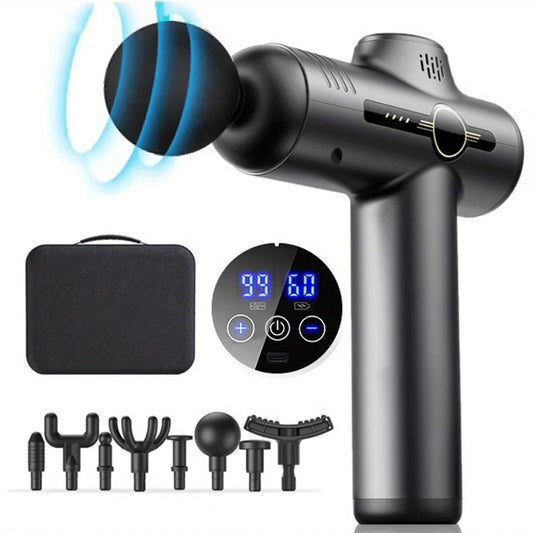 Portable Fascia Gun Vibration Massage Gun For Body Neck Back Deep Muscle Relaxation Fitness Slimming One Head - DivineLink1 | Electronics, Fitness, Household Essentials | Shop