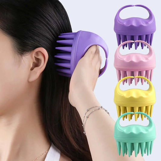 Portable Long Tooth Shampoo Brush Handheld Round Soft Scalp Massage Brush Bath Massage Brush Hair Shower Brush Comb Hair Care - DivineLink1 | Electronics, Fitness, Household Essentials | Shop