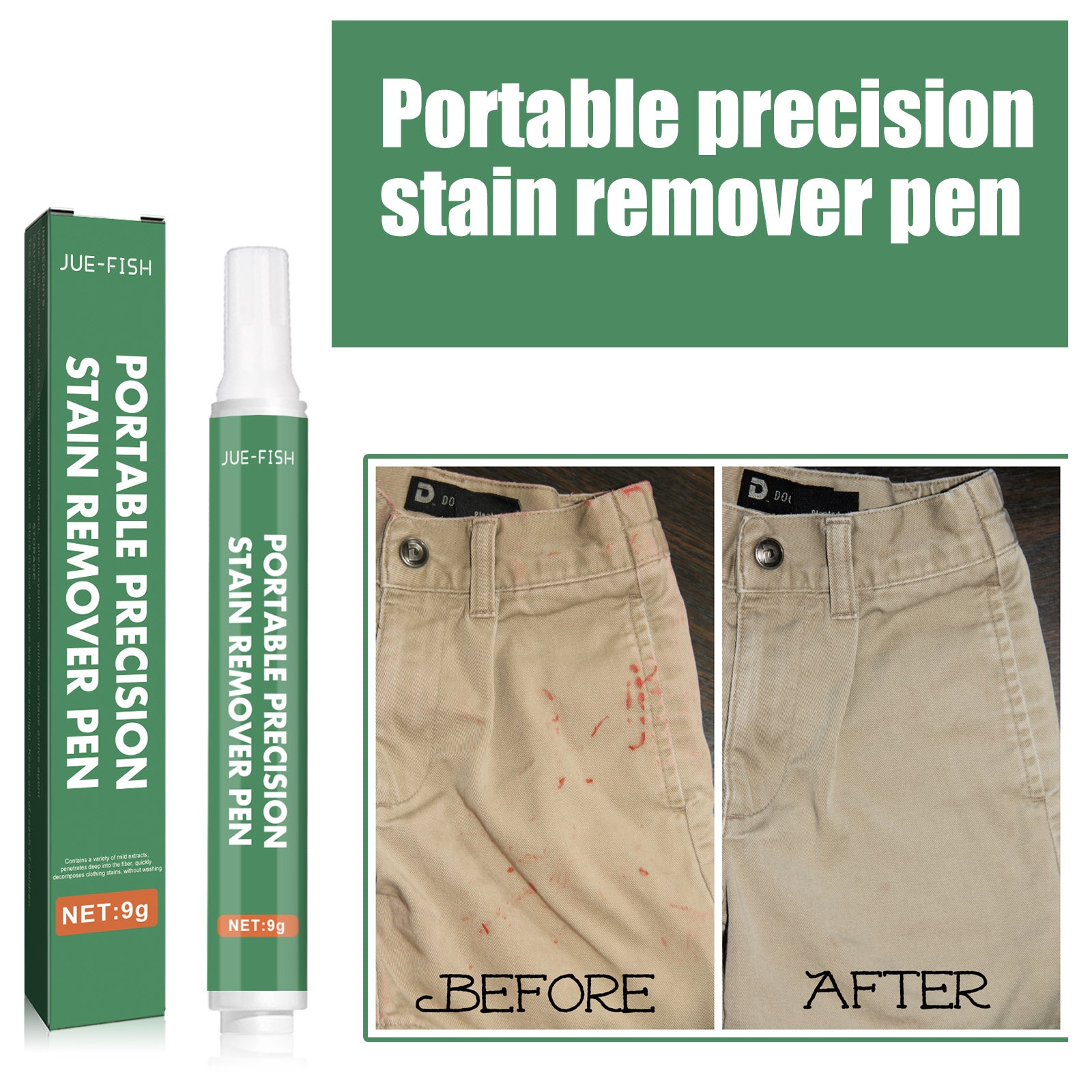 Portable Precision Stain Remover Pen, Free Wash Remove Oil Stains Yellow Clothes Clean And Decontamination Pen - DivineLink1 | Electronics, Fitness, Household Essentials | Shop