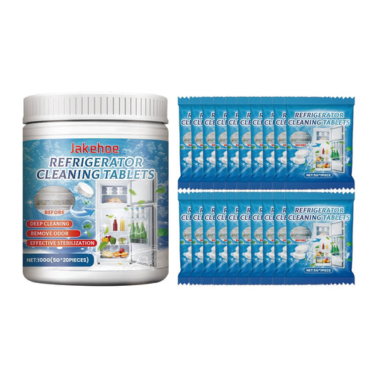Refrigerator Cleaning Tablets, Refrigerator Freezer Deep Cleaning Descaling Go Dirt Odor Effervescent Tablets - DivineLink1 | Electronics, Fitness, Household Essentials | Shop