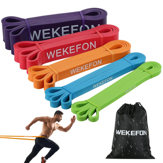 Set of 5 Pull Up Assistance Bands Thick Heavy Duty Resistance Bands Set Exercise Stretch Workout Fitness Band for Body Training - DivineLink1 | Electronics, Fitness, Household Essentials | Shop