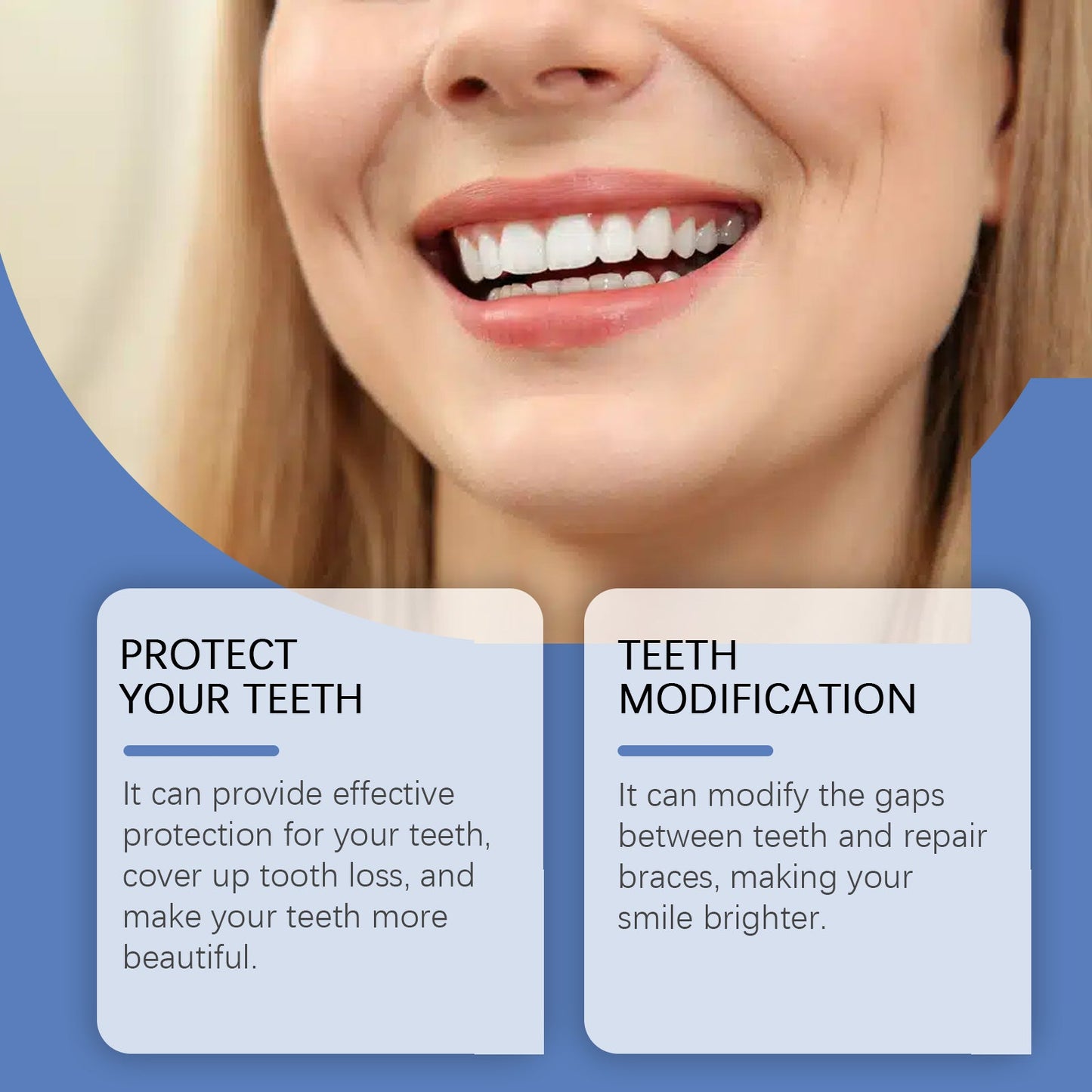 Silicone Resin Denture Set, Enhance Smile Appearance Comfortable Material Denture Beauty Care - DivineLink1 | Electronics, Fitness, Household Essentials | Shop
