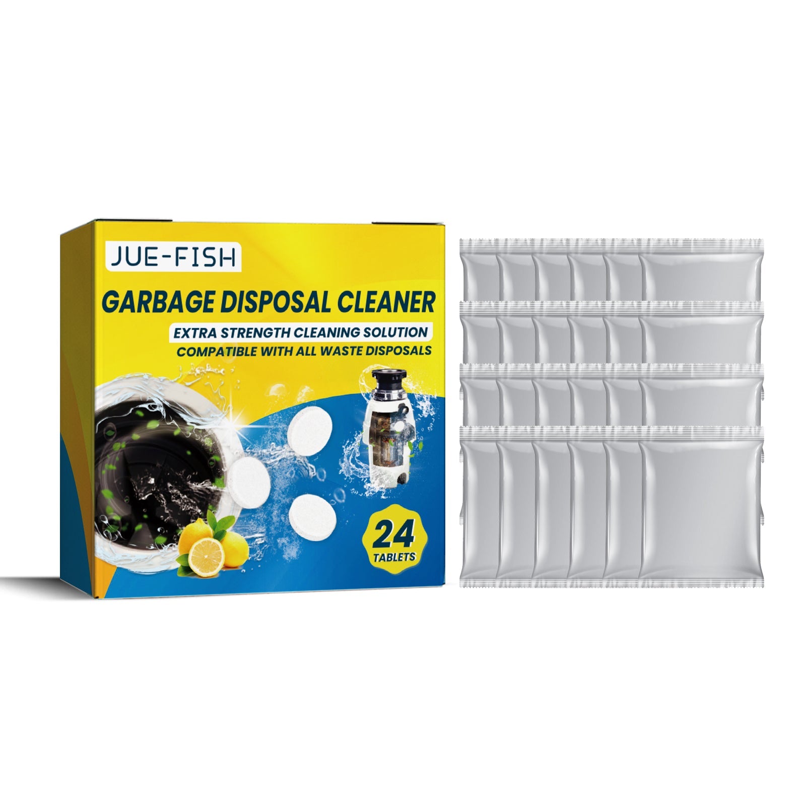 Sink Cleaning Tablets, Kitchen Sink Cleaning Stains And Oil Cleaning Pipes Cleaning Effervescent Tablets - DivineLink1 | Electronics, Fitness, Household Essentials | Shop