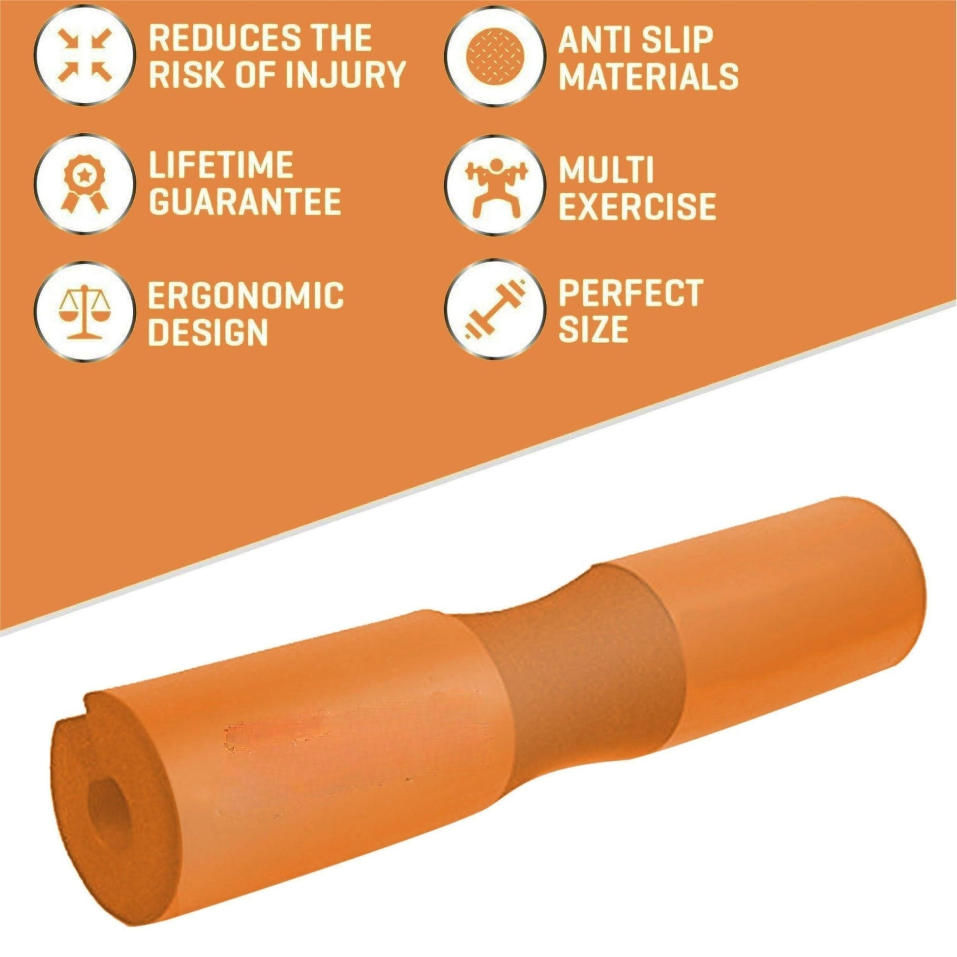 Strength Squat Pad, Comfortable Barbell Sponge for Hip, Squats and Lunges Orange barbell mat - DivineLink1 | Electronics, Fitness, Household Essentials | Shop