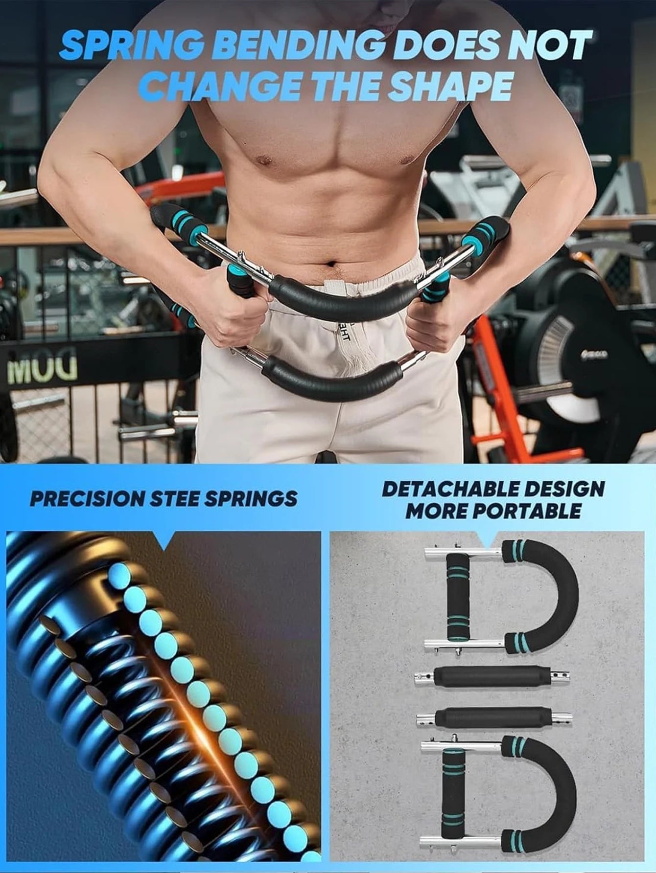 The Ultimate Arm Trainer Adjustable Chest Expander Arm Exerciser Shoulder Muscle Training Fitness Equipment Fitness Anywhere - DivineLink1 | Electronics, Fitness, Household Essentials | Shop
