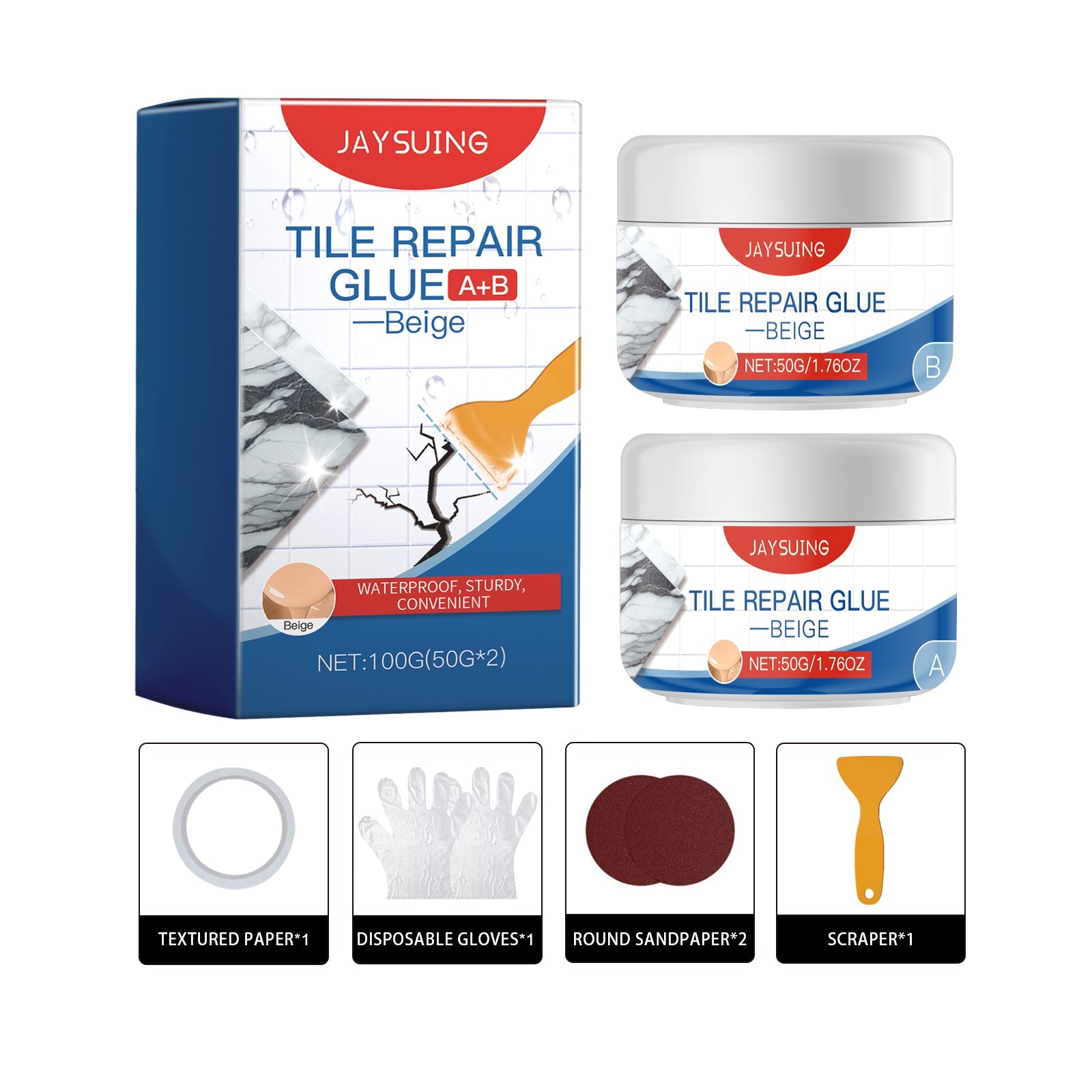 Tile Repair Glue, Living Room Bathroom Wall Tile Repair Leak Gap Waterproof Sealing Tile Repair Glue - DivineLink1 | Electronics, Fitness, Household Essentials | Shop