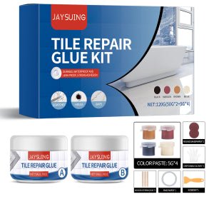 Tile Repair Glue Set, Tile Bath Shower Repair Scratches Crack Repair Waterproof And Leak Proof - DivineLink1 | Electronics, Fitness, Household Essentials | Shop