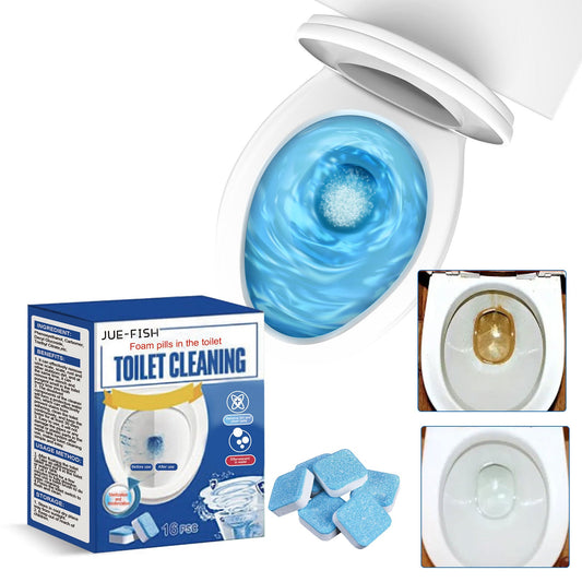 Toilet Effervescent Tablet, Toilet Decontamination Cleaning Urine Stains Deodorant Keep Fragrant Clean Toilet Effervescent Tablet - DivineLink1 | Electronics, Fitness, Household Essentials | Shop