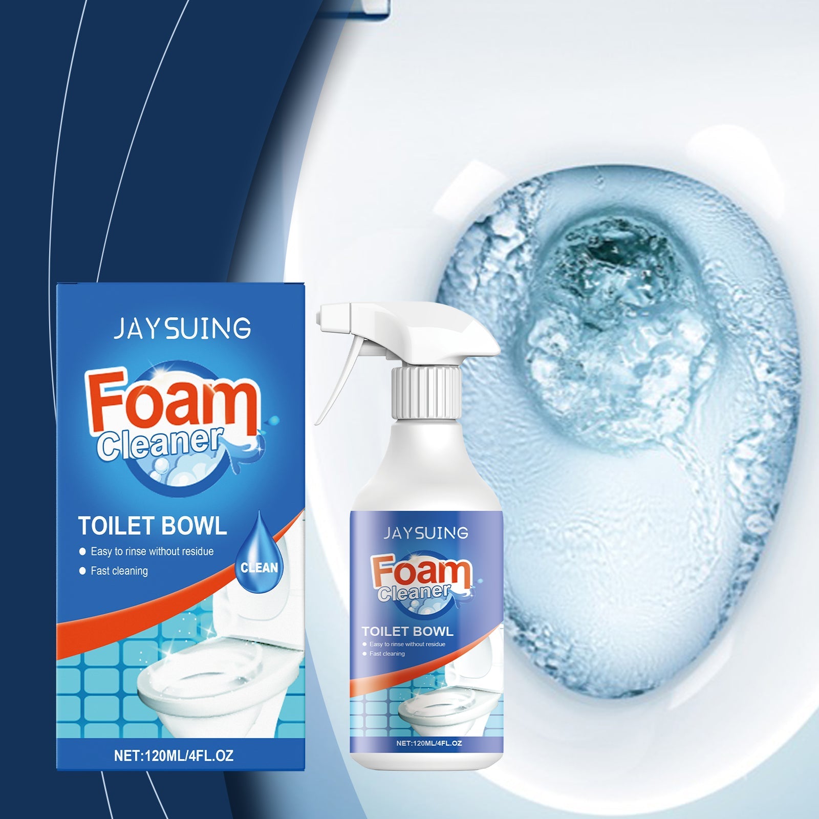 Toilet Foam Cleaner For Toilet Cleaning For Toilet Cleaning For Yellow Home Deodorant Bathroom For Stain Removal - DivineLink1 | Electronics, Fitness, Household Essentials | Shop