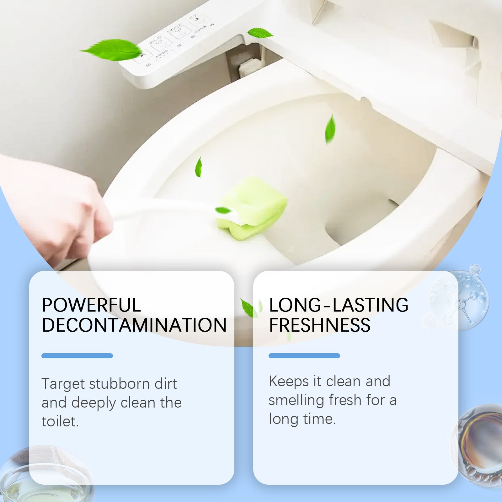Toilet Stain Remover, Toilet Seat Portable Clean Ceramic Stains And Urine Stains - DivineLink1 | Electronics, Fitness, Household Essentials | Shop