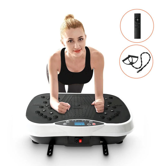 Vibration Plate Exercise Machine Fat - Burning Home Fitness Fat Slinger Shaping Whole Body Workout Portable Fitness Equipment - DivineLink1 | Electronics, Fitness, Household Essentials | Shop