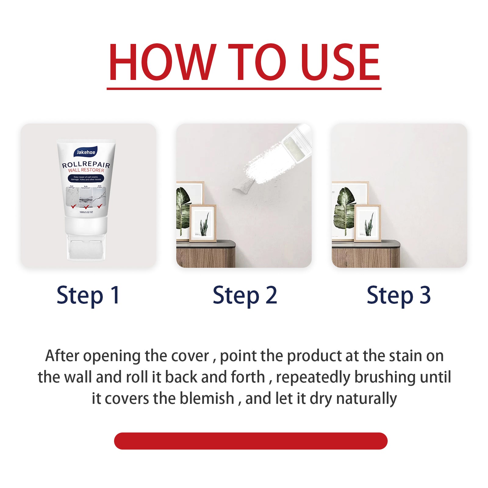 Wall Repair Paste Household White Wall Renovation Repair Paste Moisture Resistant Mildew Waterproof Interior Wall Repair - DivineLink1 | Electronics, Fitness, Household Essentials | Shop