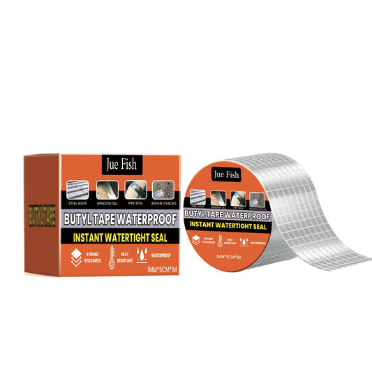 Waterproof Butyl Tape, Roof Repair Leakage Plugging Moisture - Proof High - Stick Self - Adhesive Aluminum Foil Waterproof Roll - DivineLink1 | Electronics, Fitness, Household Essentials | Shop