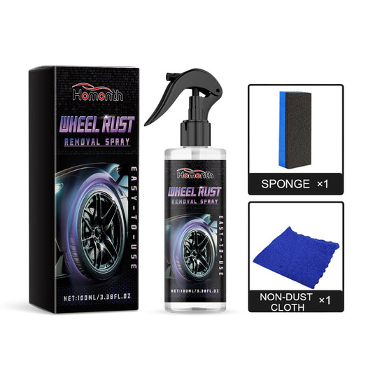 Wheel Rust Removal Spray, Automobile Tire Wheel Rust Cleaning Rust Removal Renovation Decontamination Brightener - DivineLink1 | Electronics, Fitness, Household Essentials | Shop