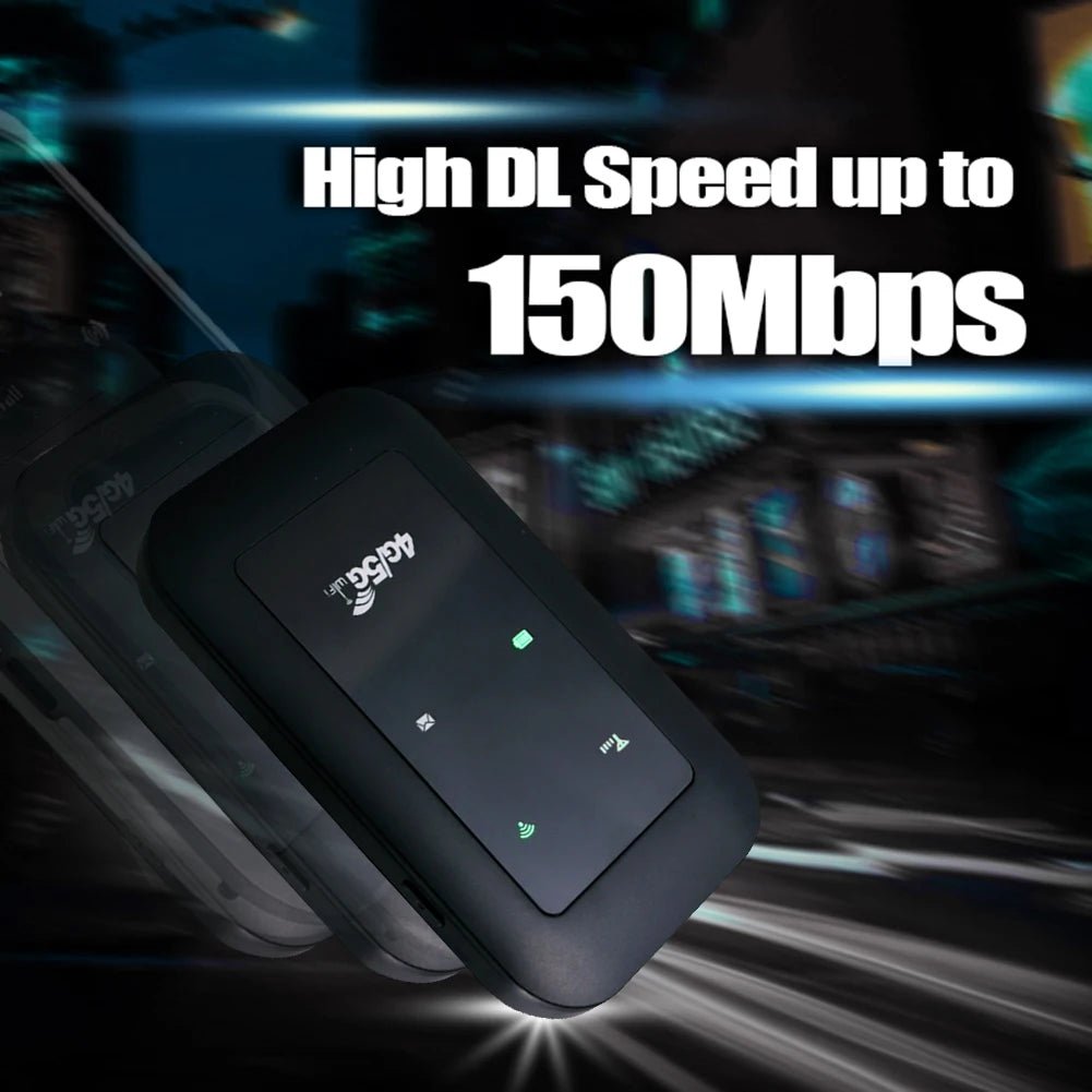 WiFI 4G LTE Router Portable 4G Wireless Router with SIM Card Slot Outdoor Hotspot 150Mbps Pocket WiFi Repeater 2100mAh - DivineLink1 | Electronics, Fitness, Household Essentials | Shop