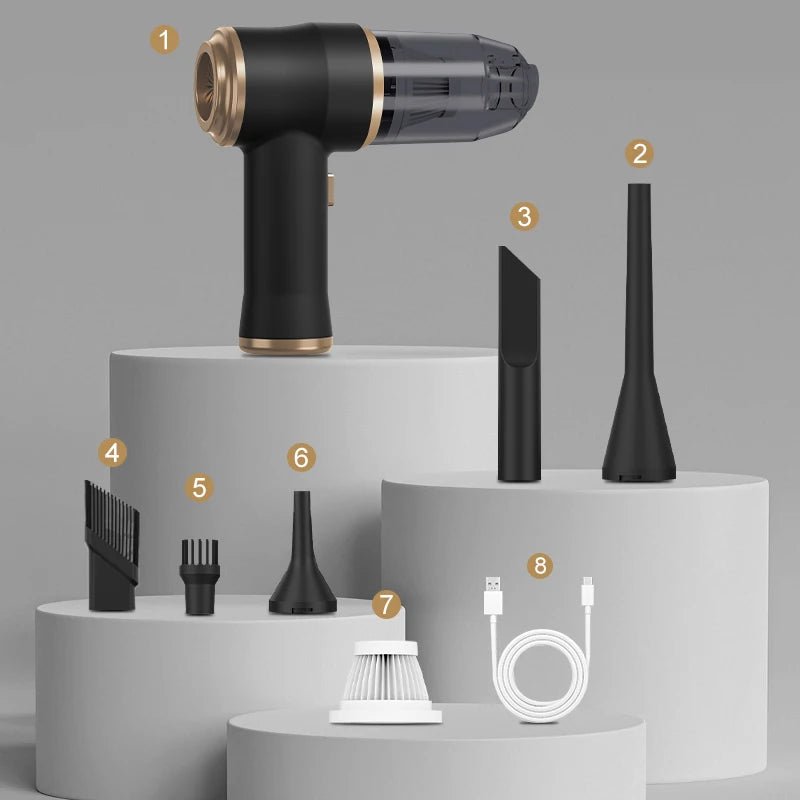 Wireless Car Vacuum Cleaner for Cleaning Bedroom Carpets Portable High Power Function Home Appliance Cleaning Machine - DivineLink1 | Electronics, Fitness, Household Essentials | Shop