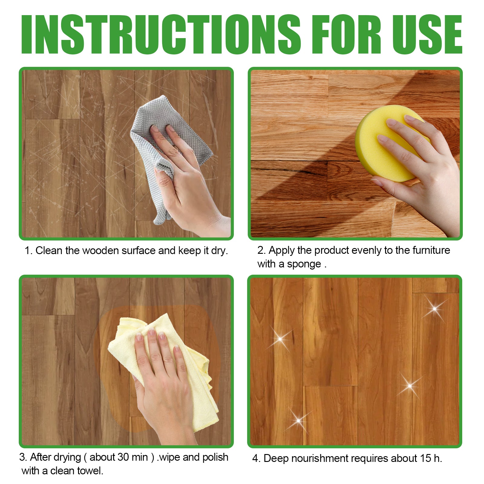 Wood Scratch Repair Beeswax, Solid Wood Floor Furniture Waxing Repair Scratch Repair Beeswax - DivineLink1 | Electronics, Fitness, Household Essentials | Shop